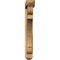 Ekena Millwork Olympic Arts and Crafts Smooth Bracket w/ Offset Brace, Western Red Cedar, 5 1/2"W x 36"D x 40"H BKT0604X36X40OLY03SWR - alternate 4
